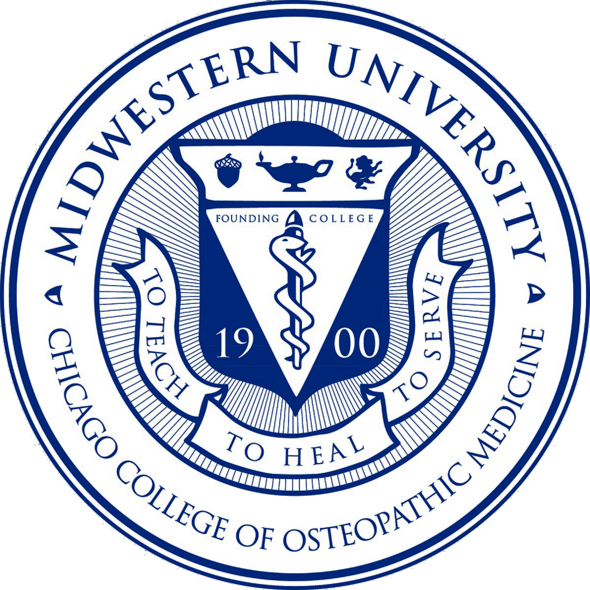 Midwestern university logo